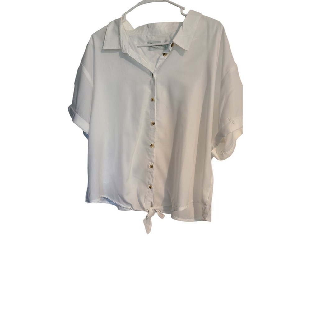 NWT Aventura Organic Cotton Short Long Sleeve White Size XXL